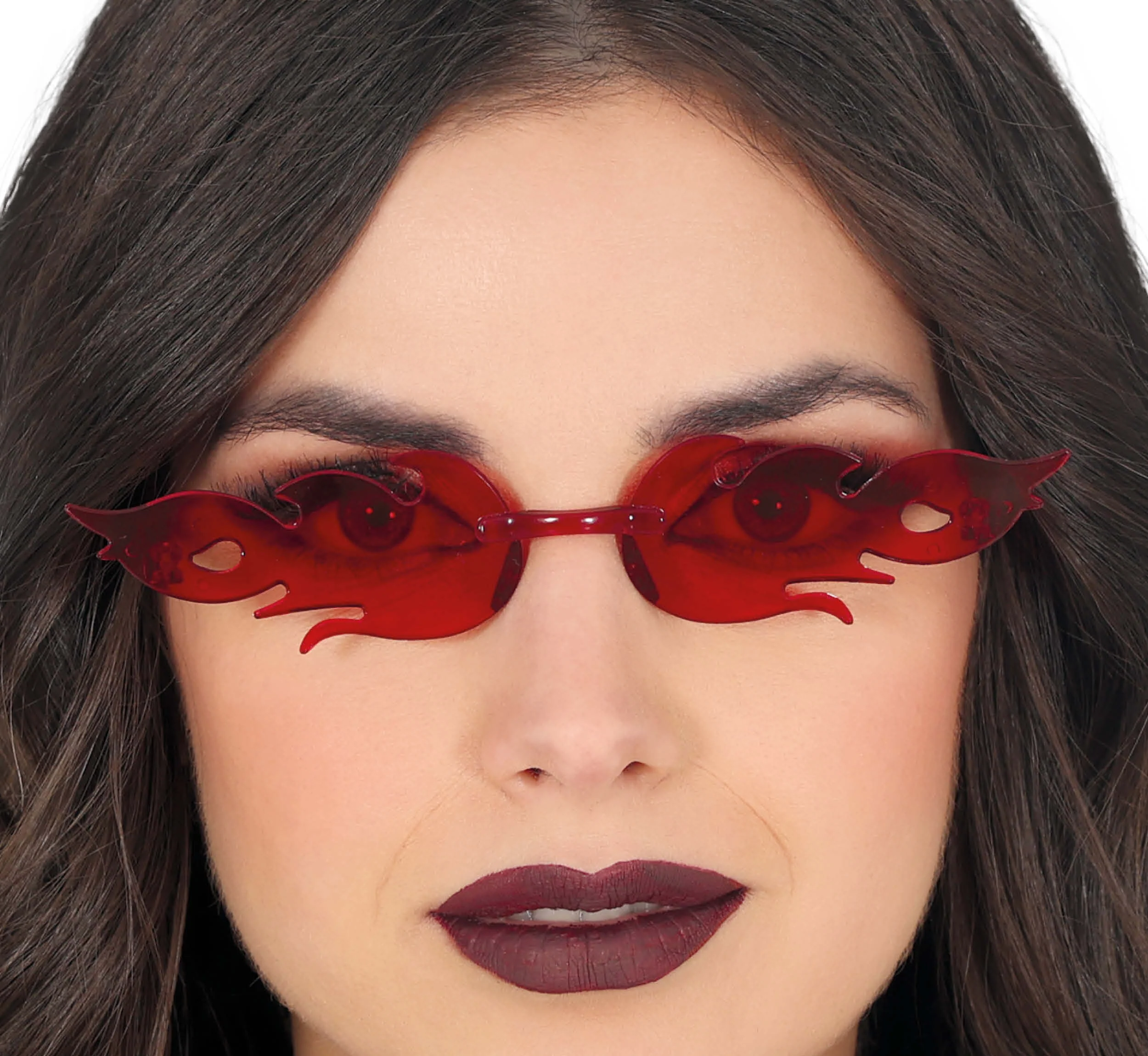 Gafas de Fuego Rojas
