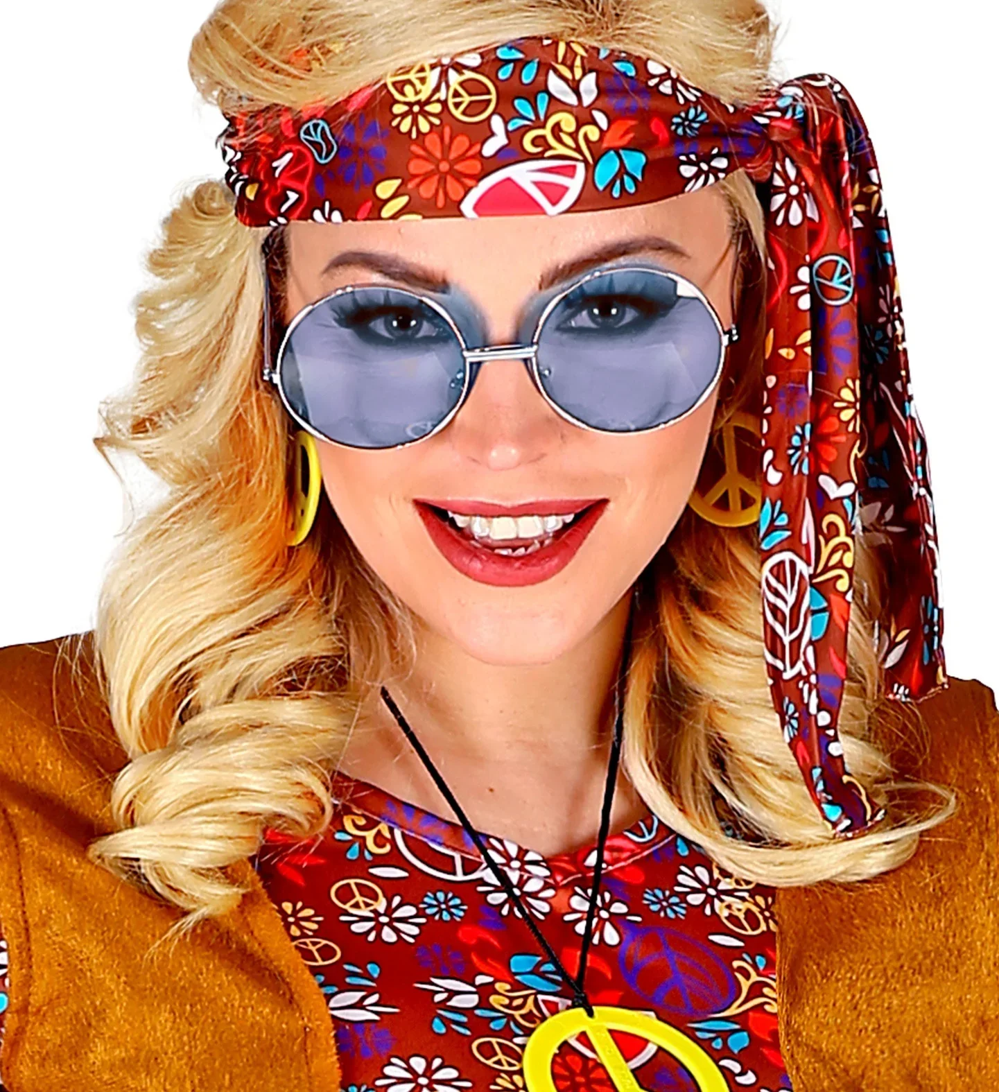 Gafas Hippies Azules Estilo Años 70 - Image 2