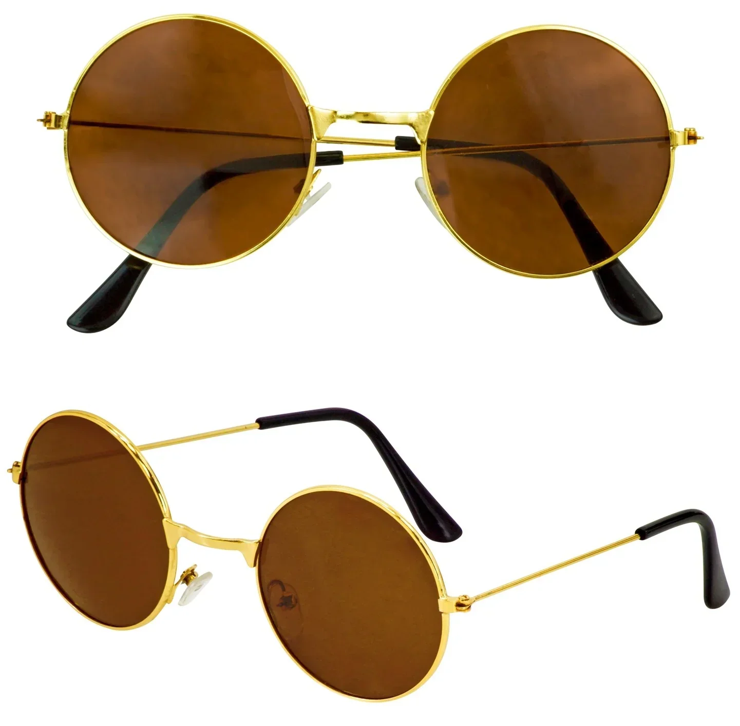 Gafas Hippies Redondas con Cristales Oscuros