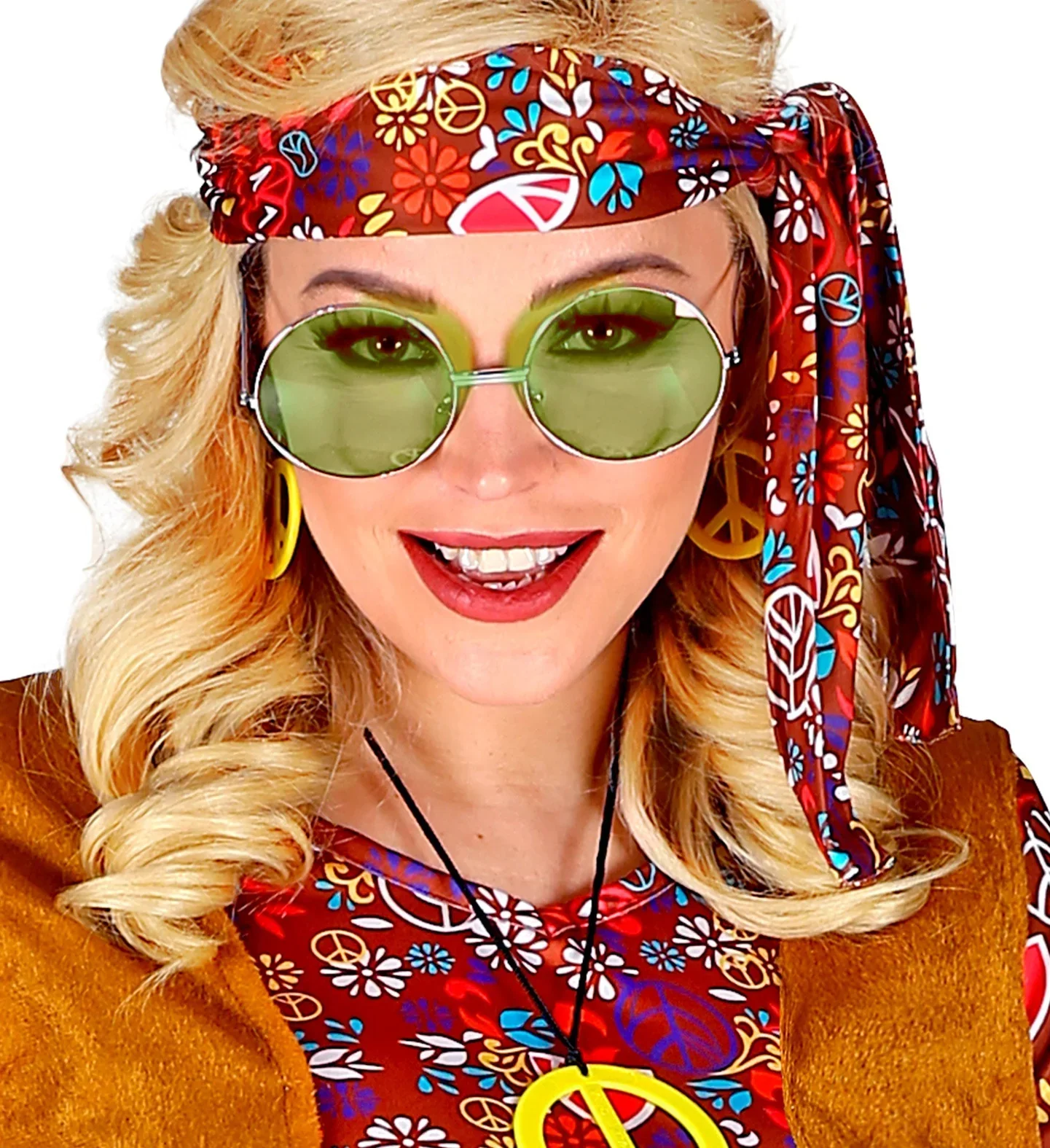 Gafas Hippies Verdes Estilo Años 70 - Image 2