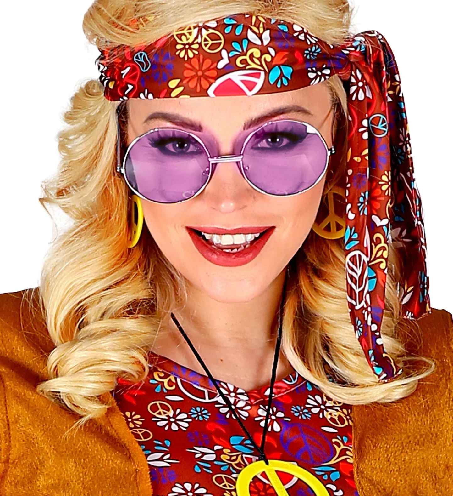 Gafas Hippies Violeta Estilo Años 70 - Image 2