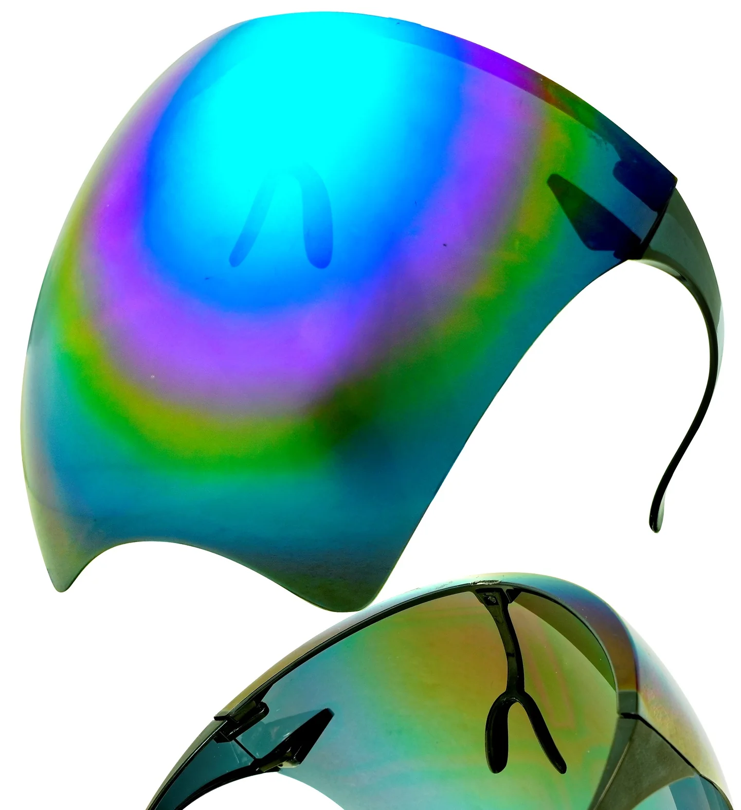 Gafas con Pantalla de Espejo Azul-Violeta - Image 4