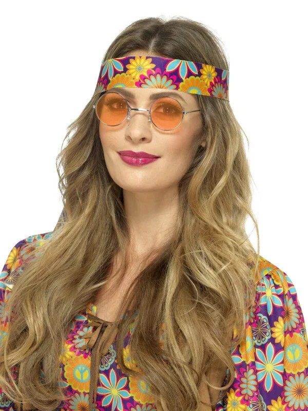 Gafas Redondas de Hippie Naranjas - Image 2