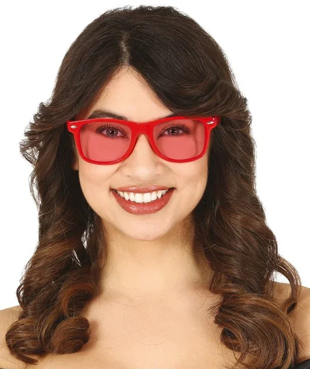 Gafas Rojas con Cristales Rojos - Image 2