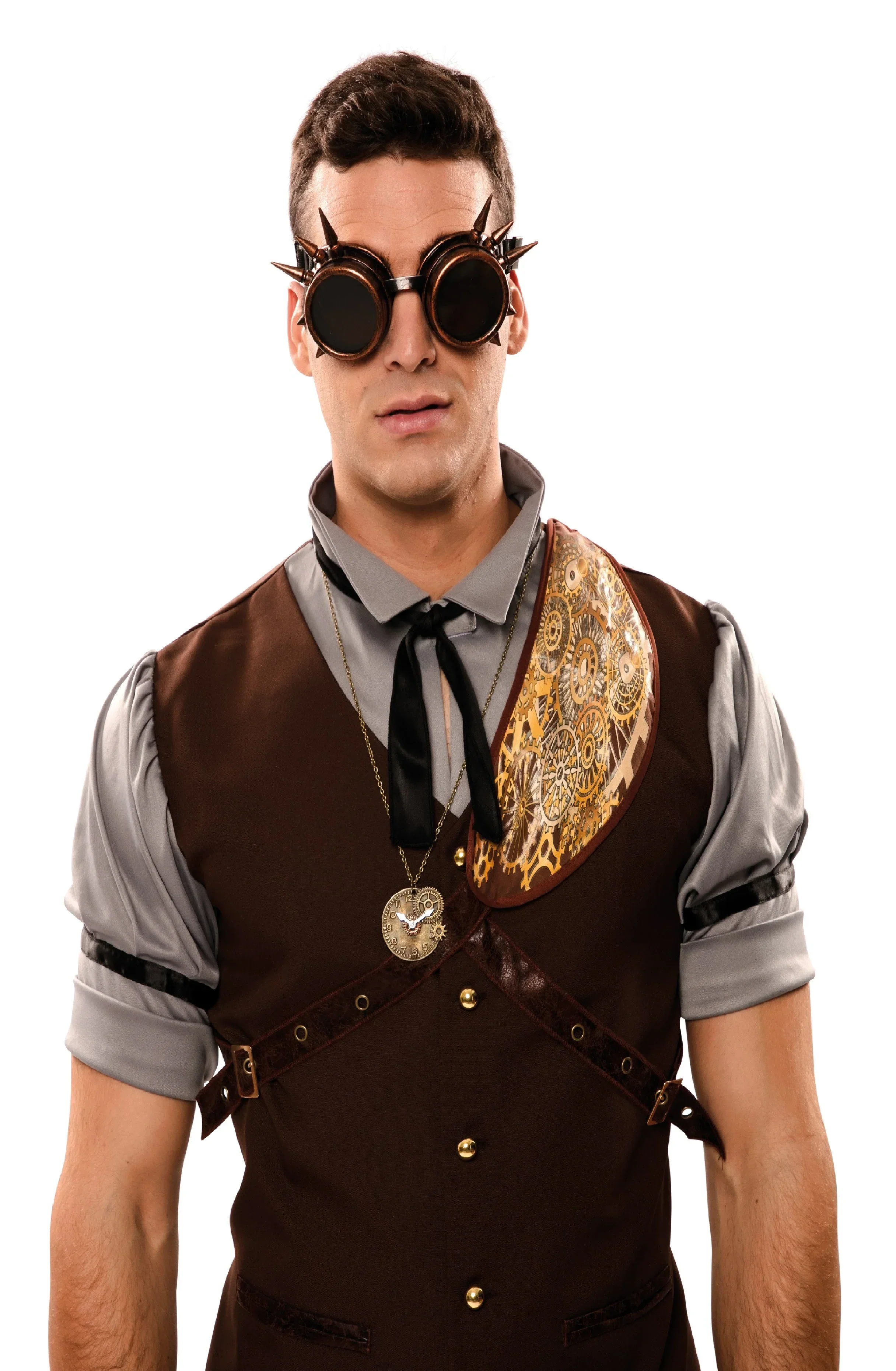 Gafas Steampunk Color Cobre con Pinchos - Image 2