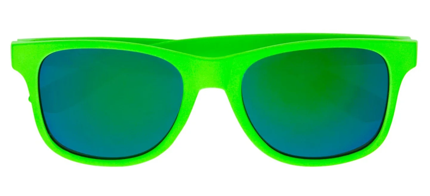 Gafas Verde Neón Años 80