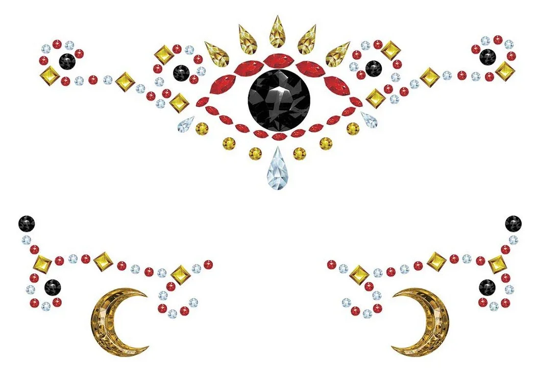 Gemas Faciales Adhesivas de Gitana Pitonisa - Image 2