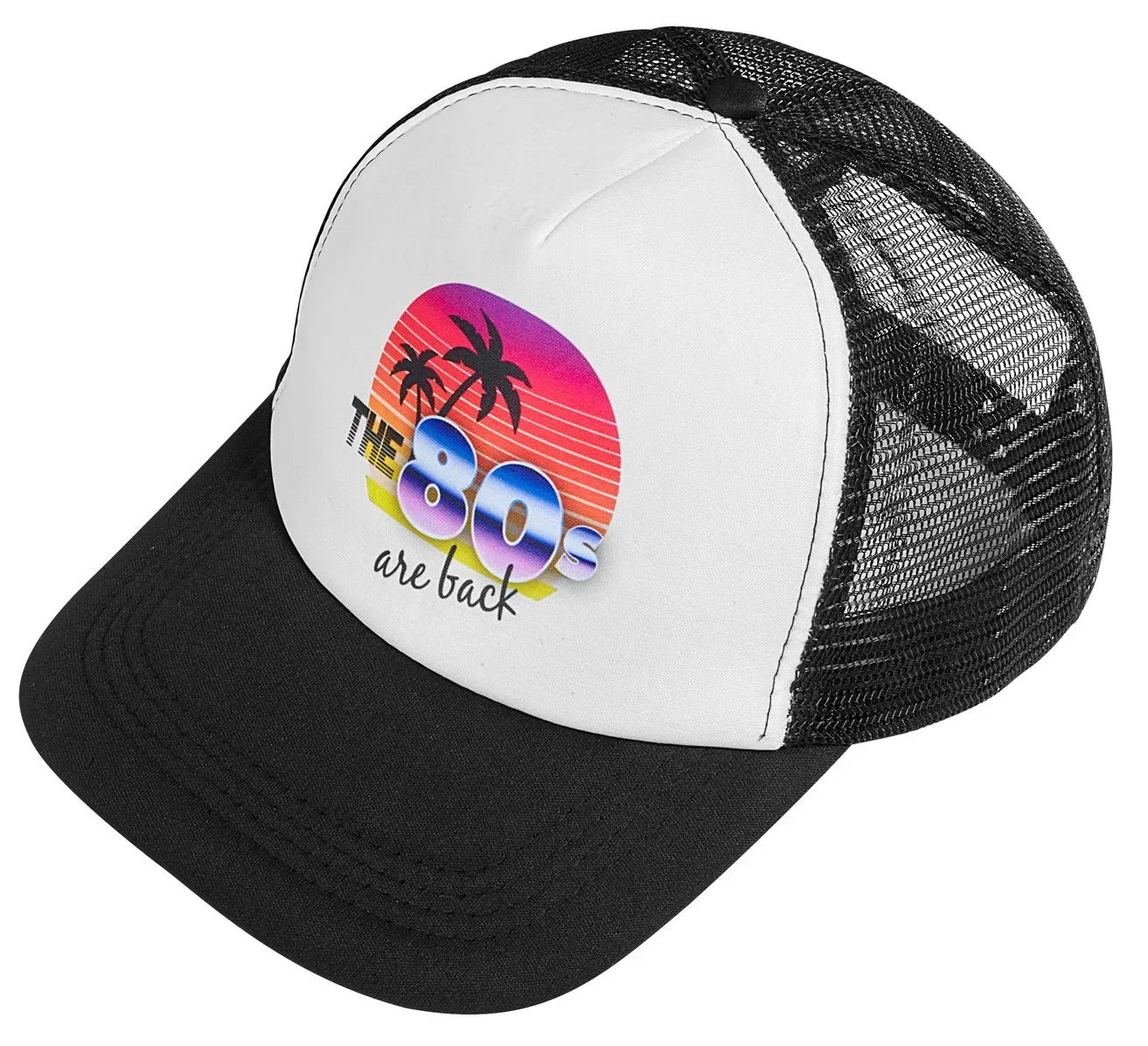 Gorra Años 80 Negra - The 80s are Back - Image 2