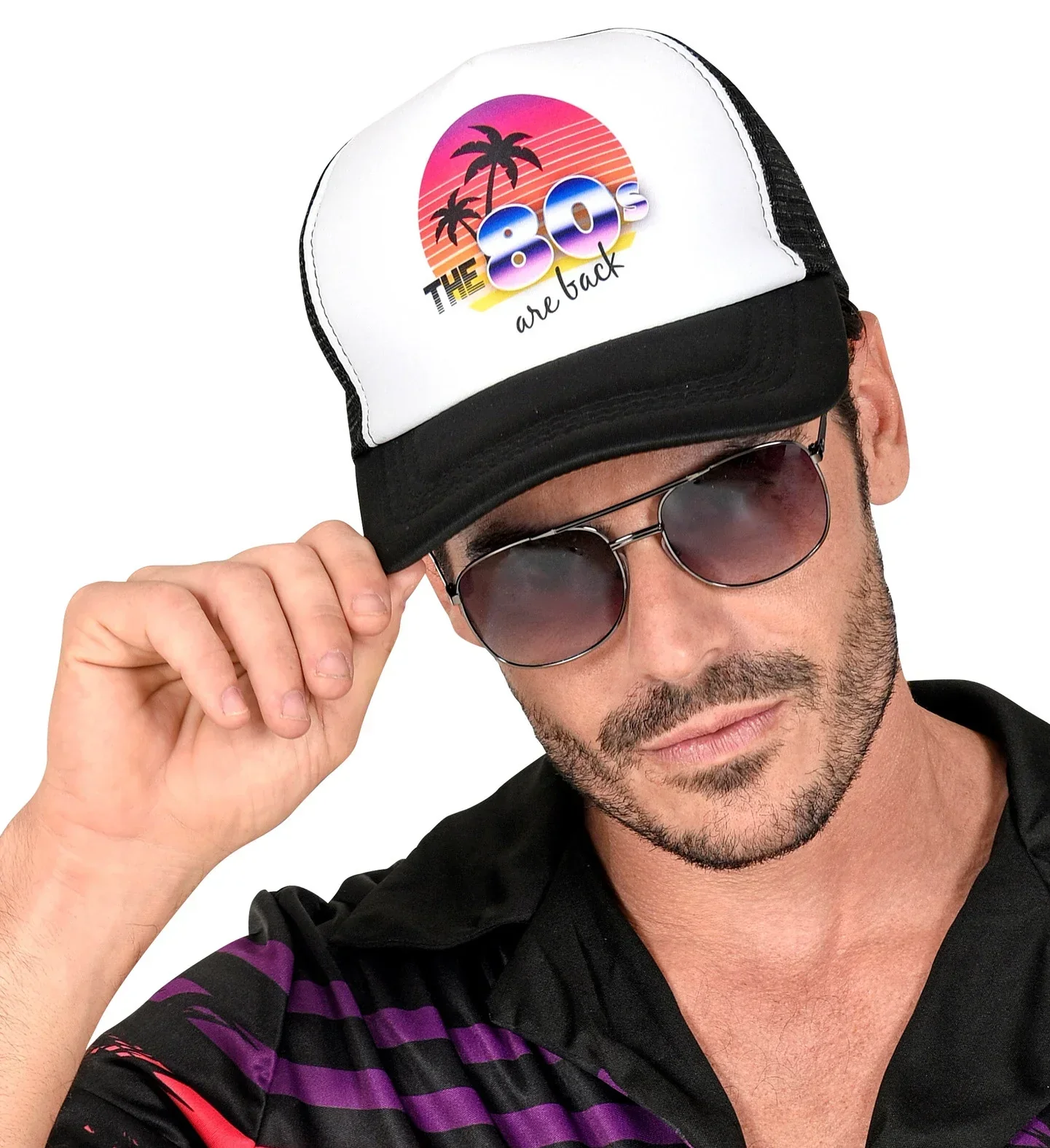 Gorra Años 80 Negra - The 80s are Back - Image 4