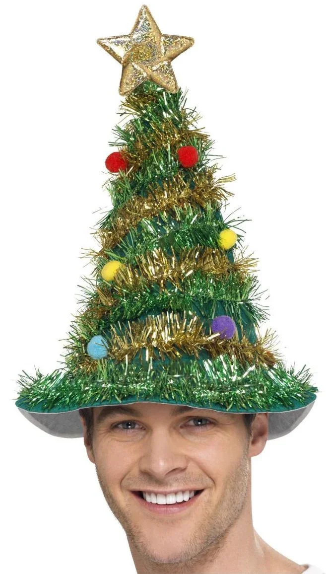 Gorro de Árbol de Navidad con Estrella - Image 2