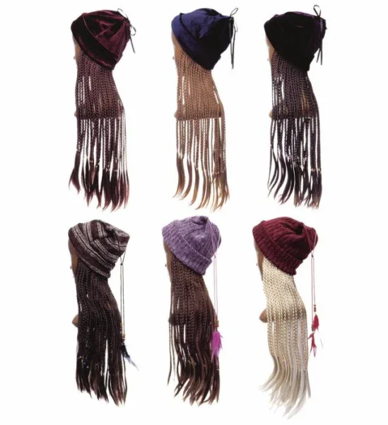Gorro con Trenzas o Pelo - Image 4