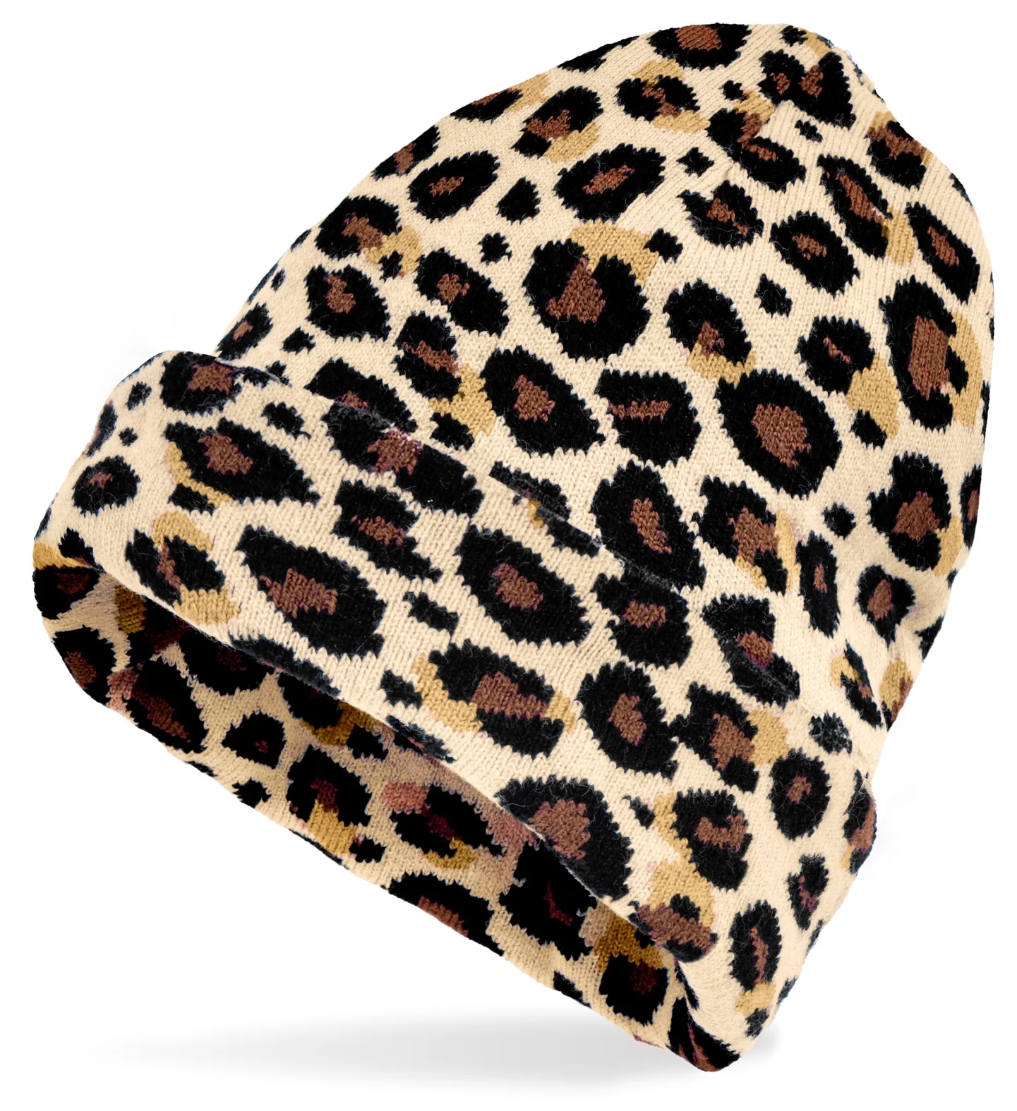 Gorro de Leopardo Tipo Lana