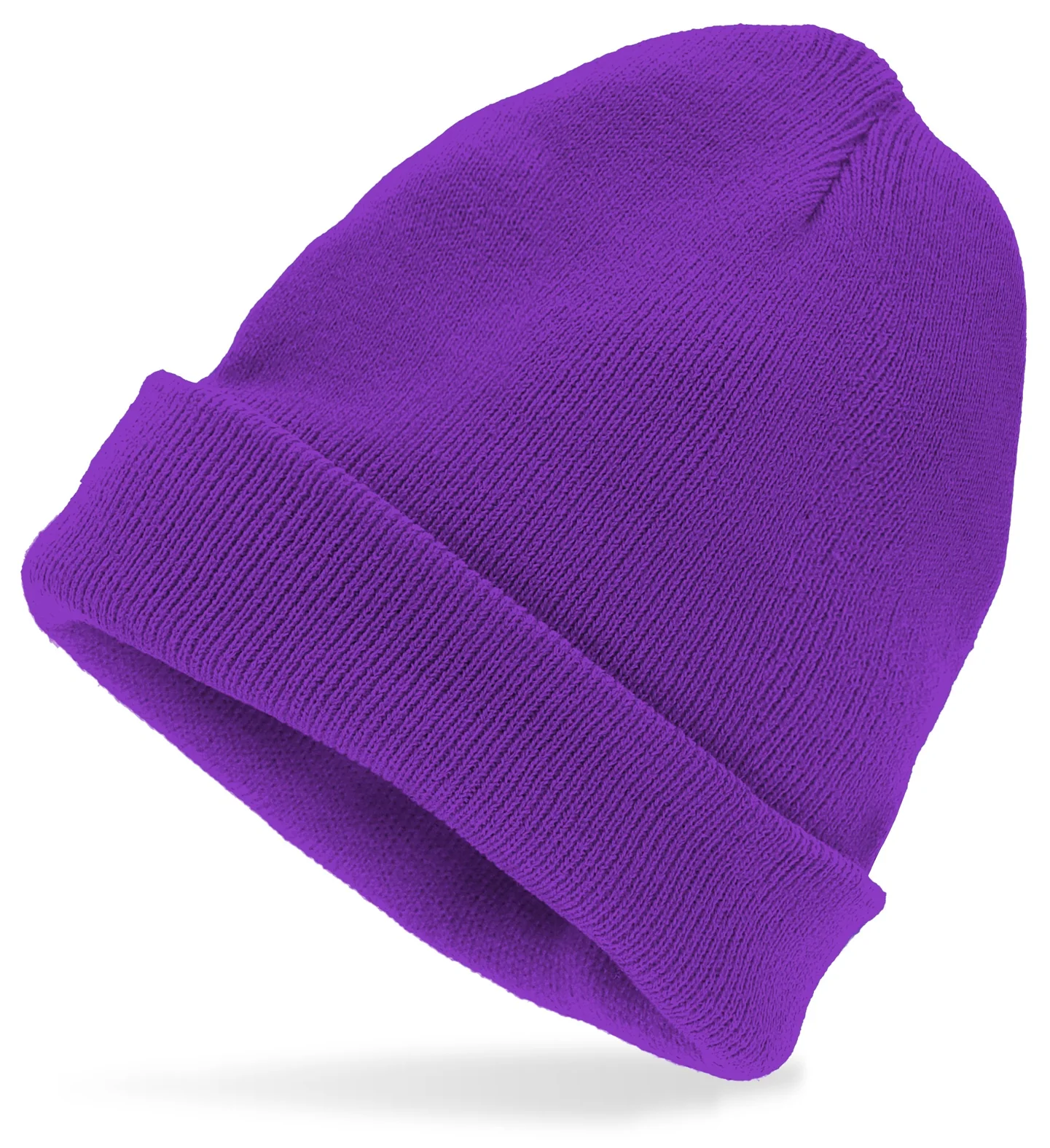 Gorro Morado Tipo Lana
