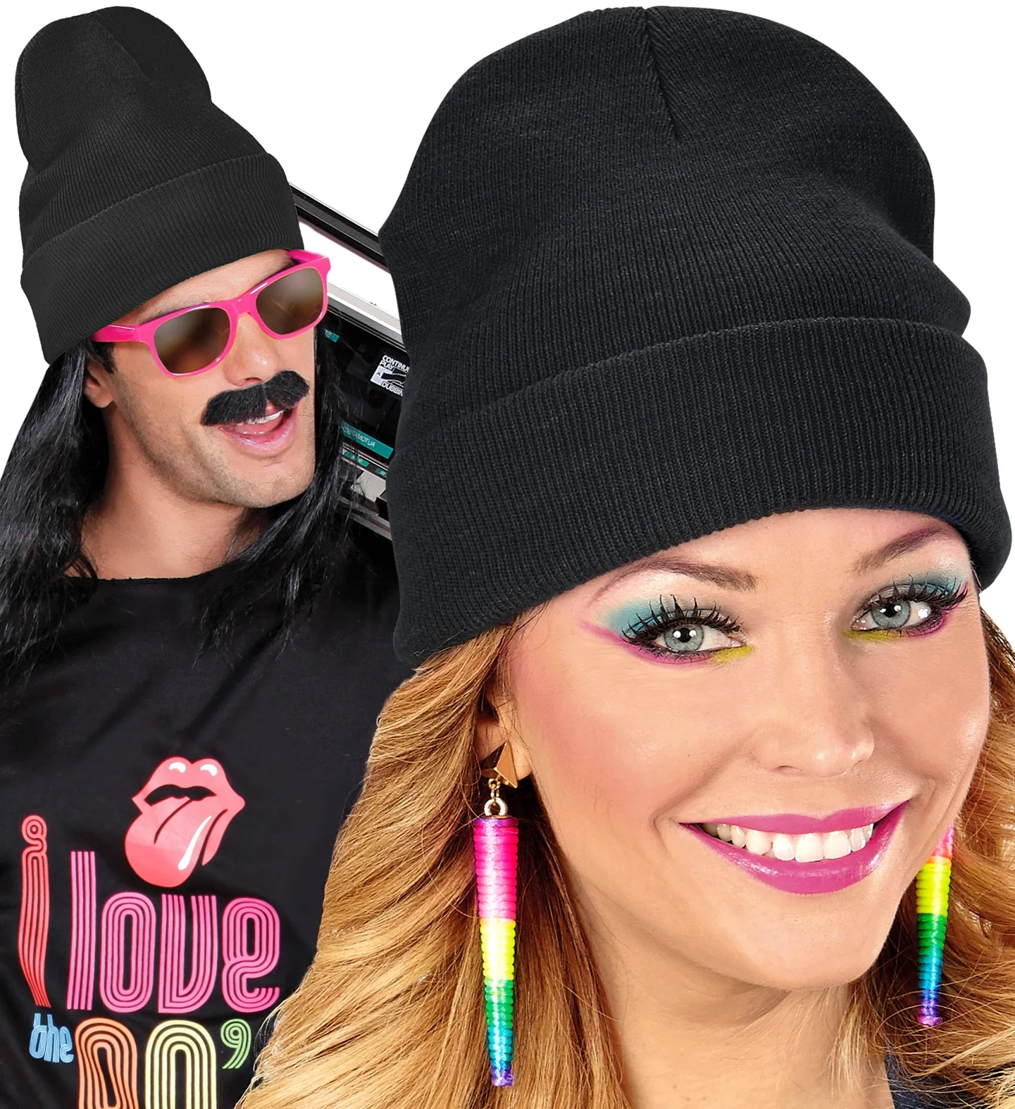 Gorro Negro Tipo Lana - Image 3