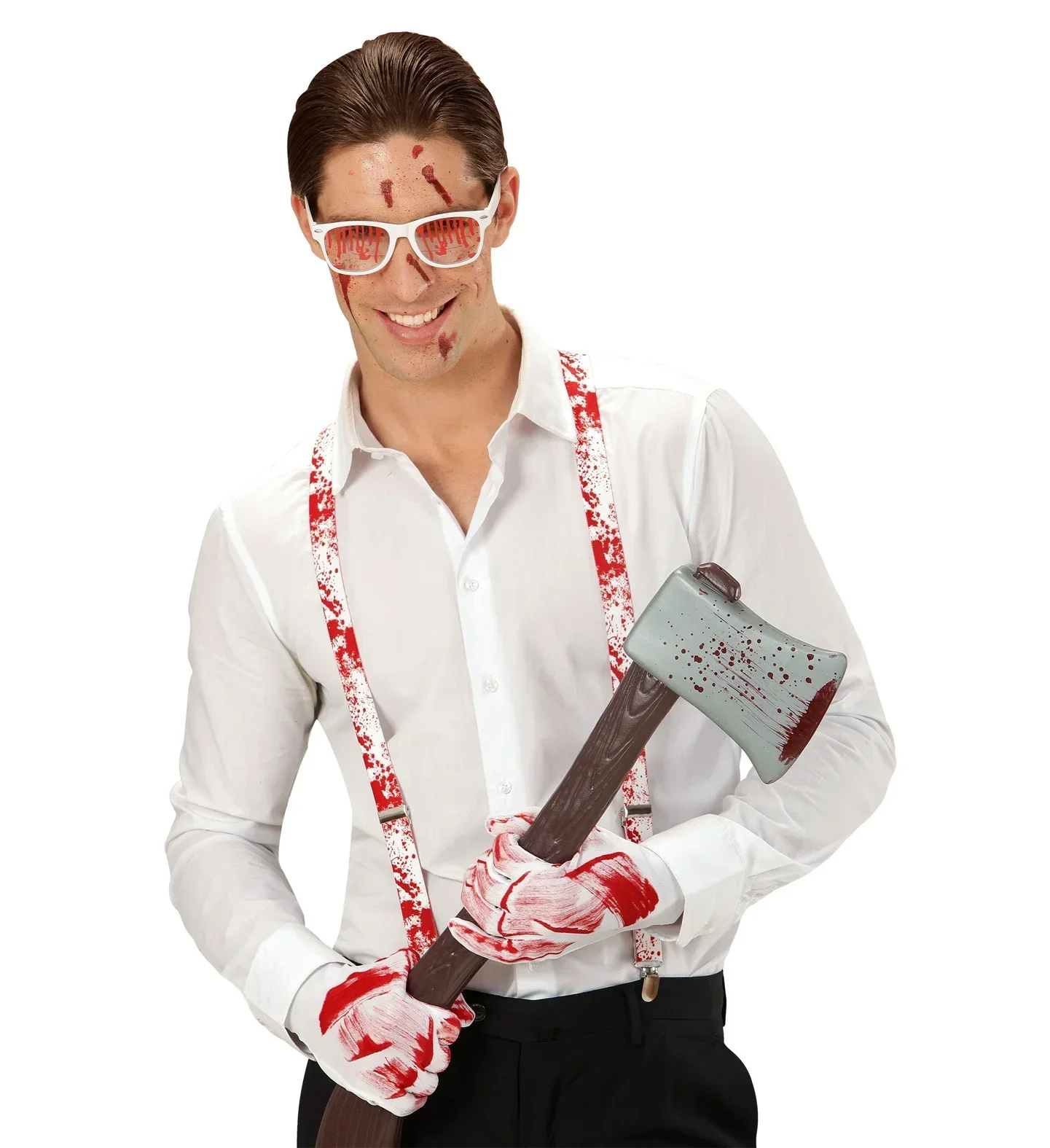 Guantes Blancos con Sangre para Adulto - Image 2