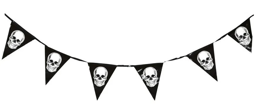 Guirnalda con Calaveras para Decoración de Halloween
