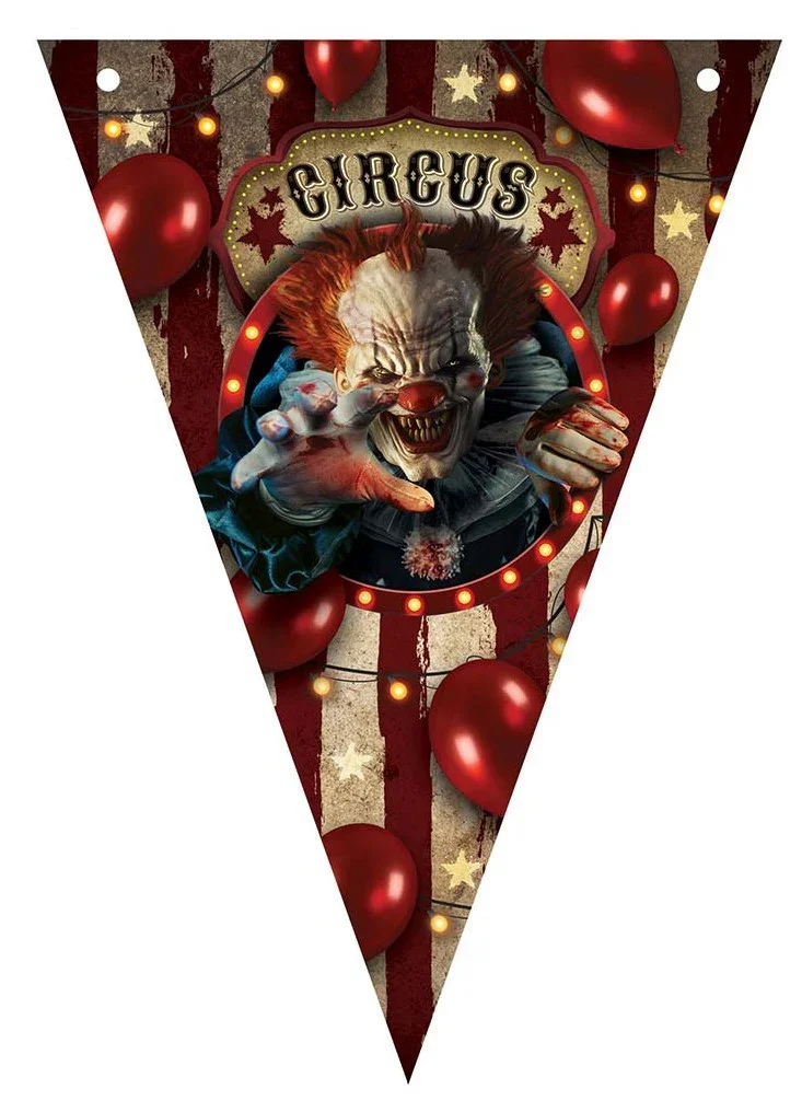 Guirnalda Circo Payaso Asesino para Decoración de Halloween - Image 2