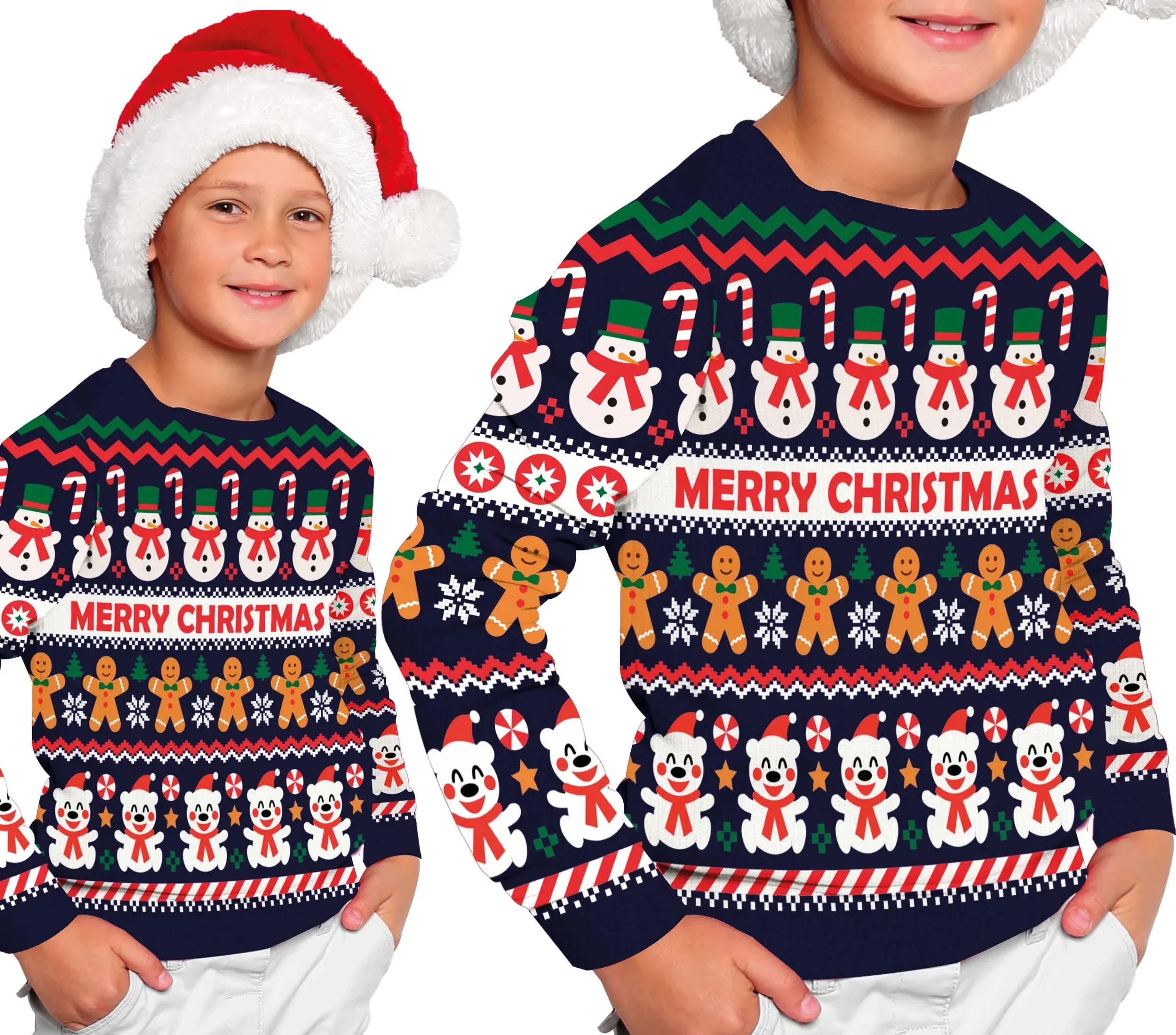 Jersey con Motivos Navideños Infantil