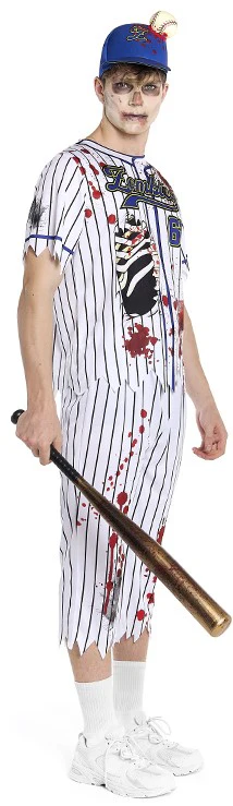 Disfraz de Jugador de Béisbol Zombie para Hombre - Image 3