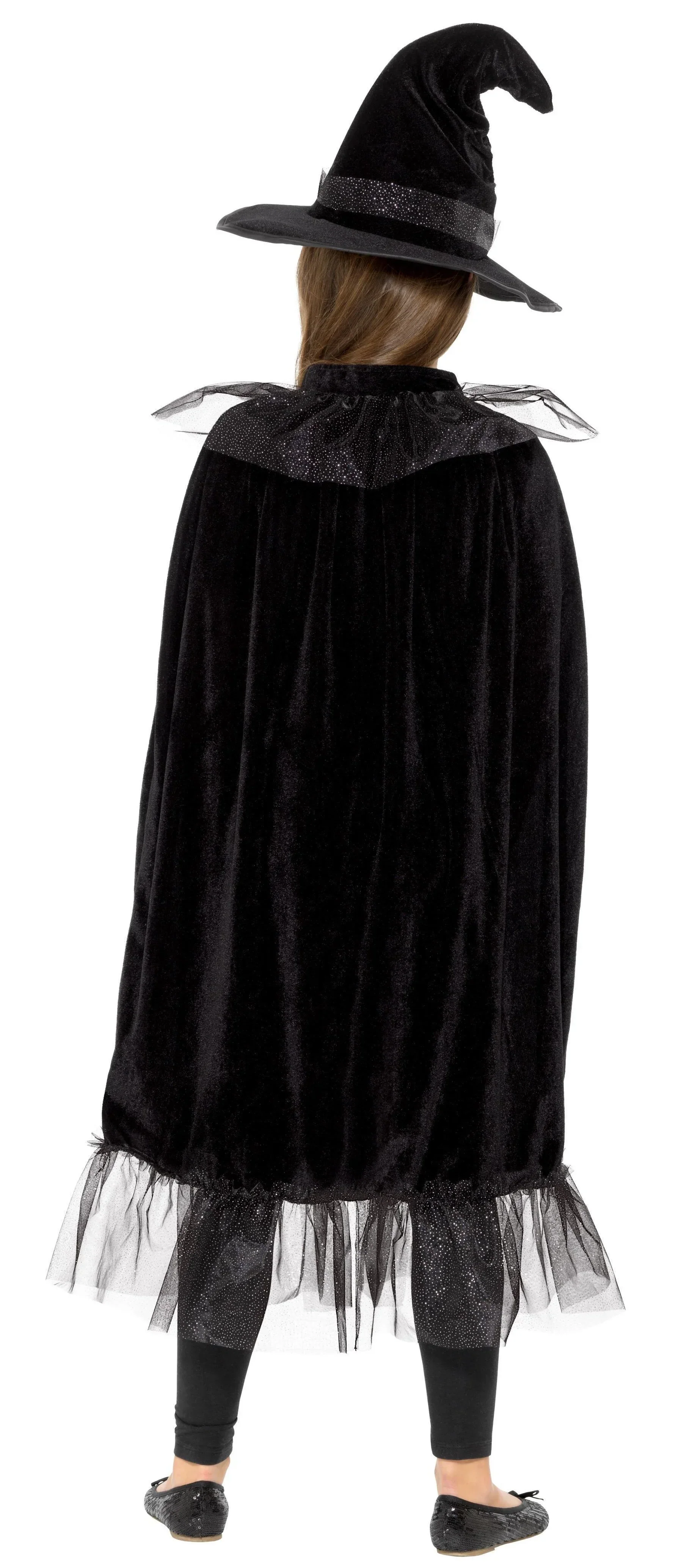 Kit de Bruja Negra Infantil con Gorro y Capa - Image 2