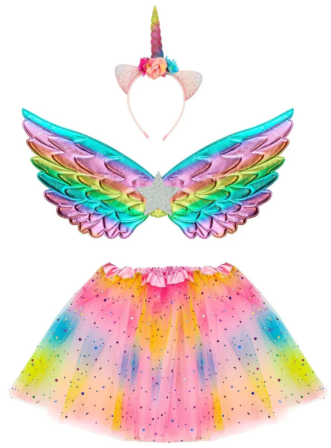 Kit de Disfraz de Unicornio con Alas Infantil - Image 3