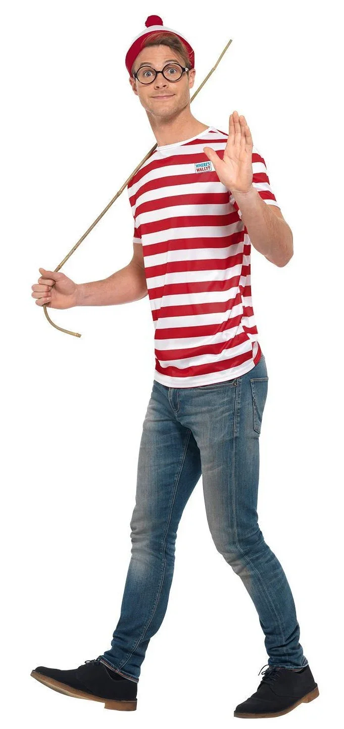 Kit de Disfraz Wally con Camiseta, Gafas y Gorro - Image 2