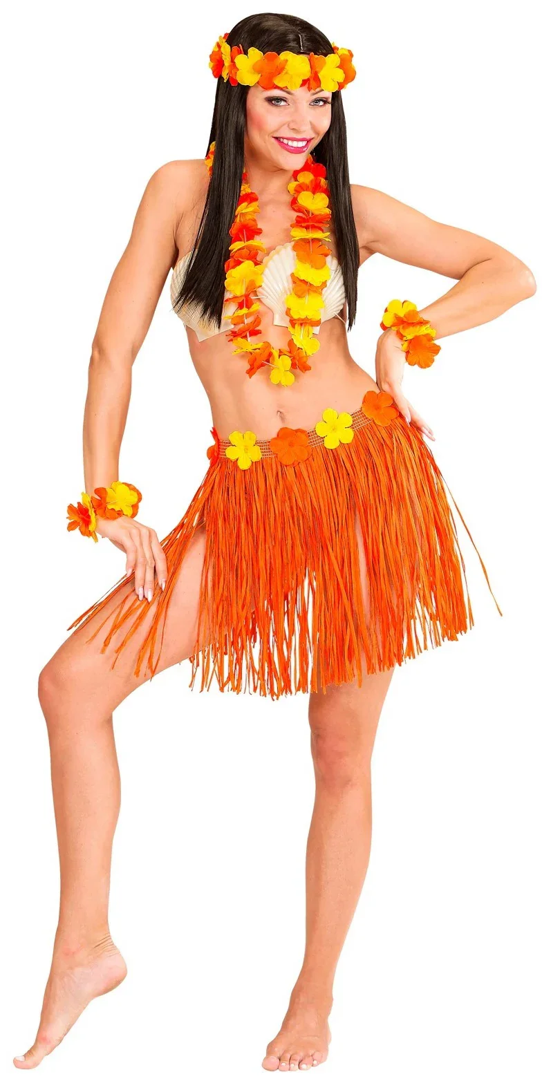 Kit Hawaiano Amarillo y Naranja - Image 3