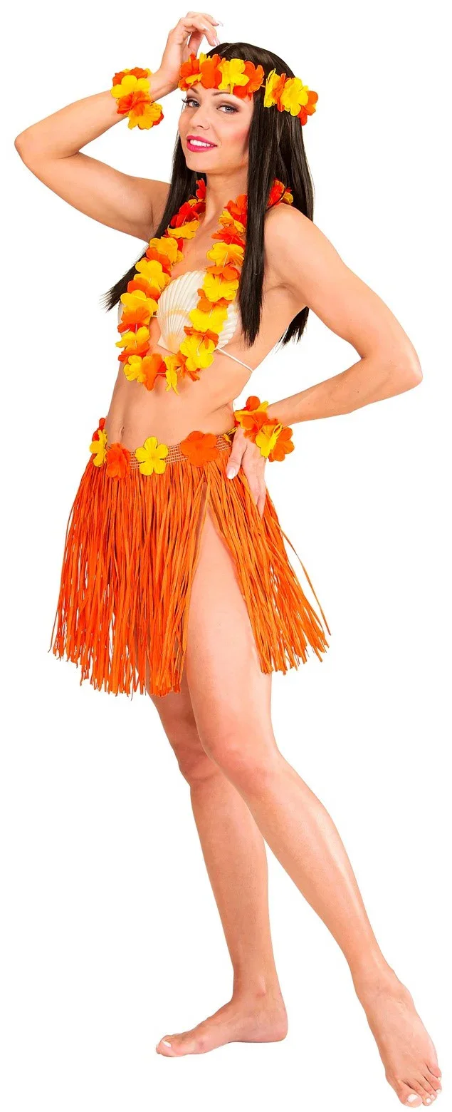 Kit Hawaiano Amarillo y Naranja - Image 4
