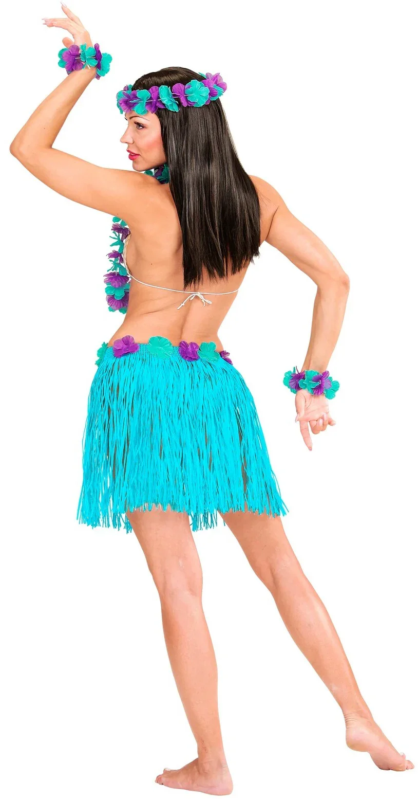 Kit Hawaiano Azul y Morado - Image 4