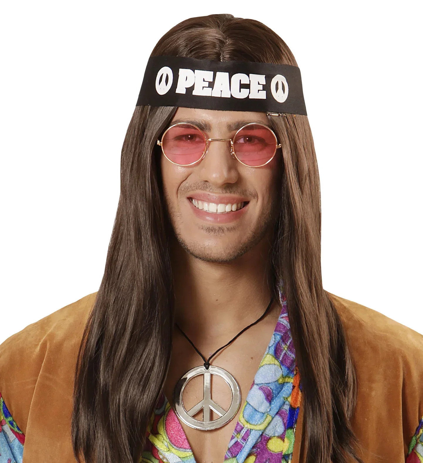 Kit Hippie con Gafas, Colgante y Cinta para la Cabeza - Image 2