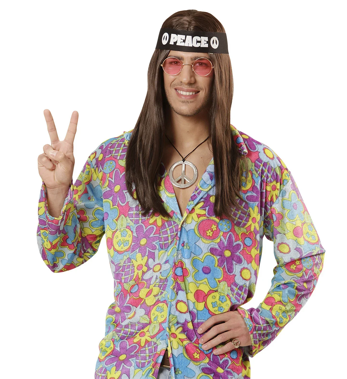Kit Hippie con Gafas, Colgante y Cinta para la Cabeza - Image 4