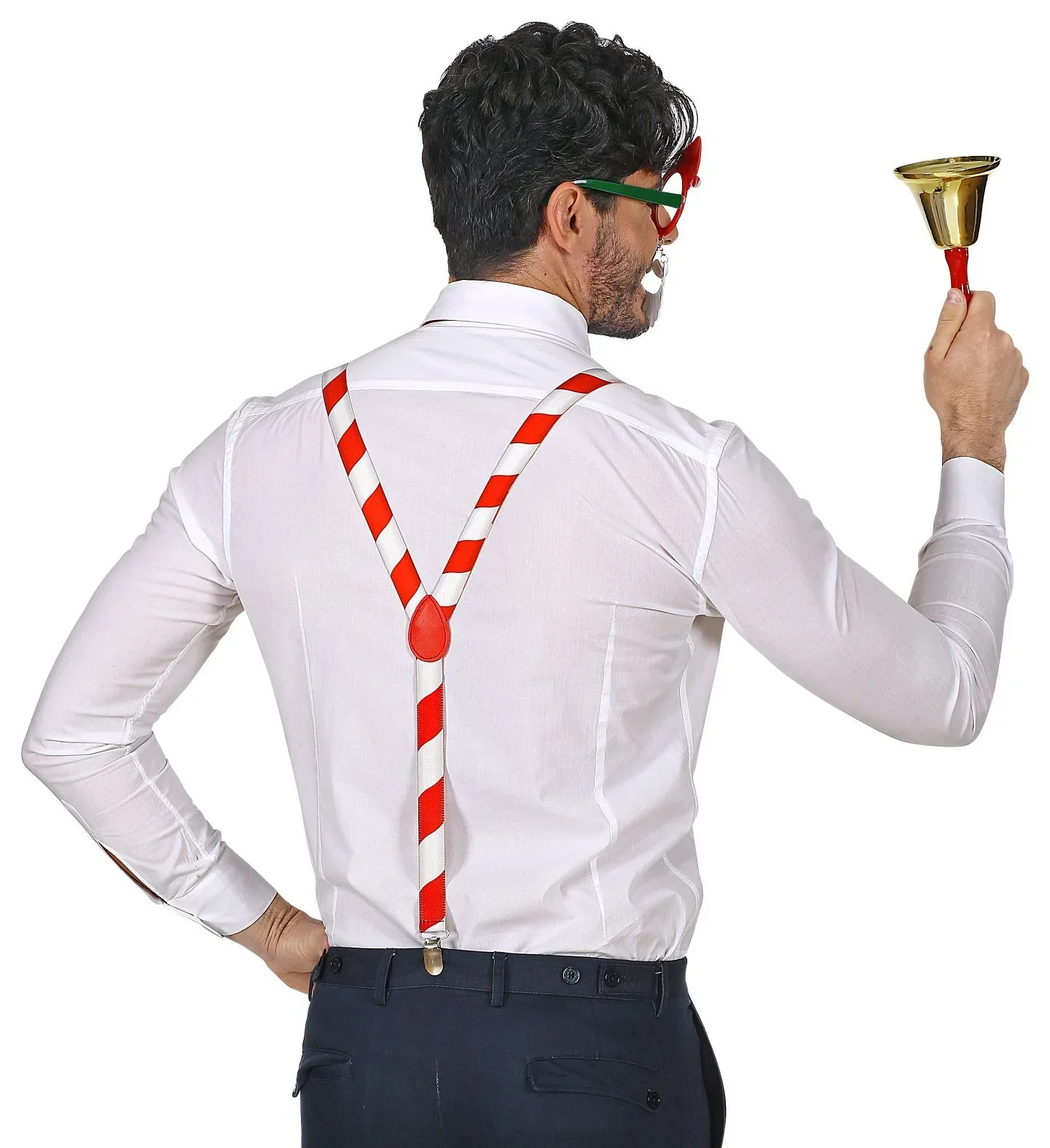 Kit de Papá Noel con Gafas , Pajarita y Tirantes - Image 3