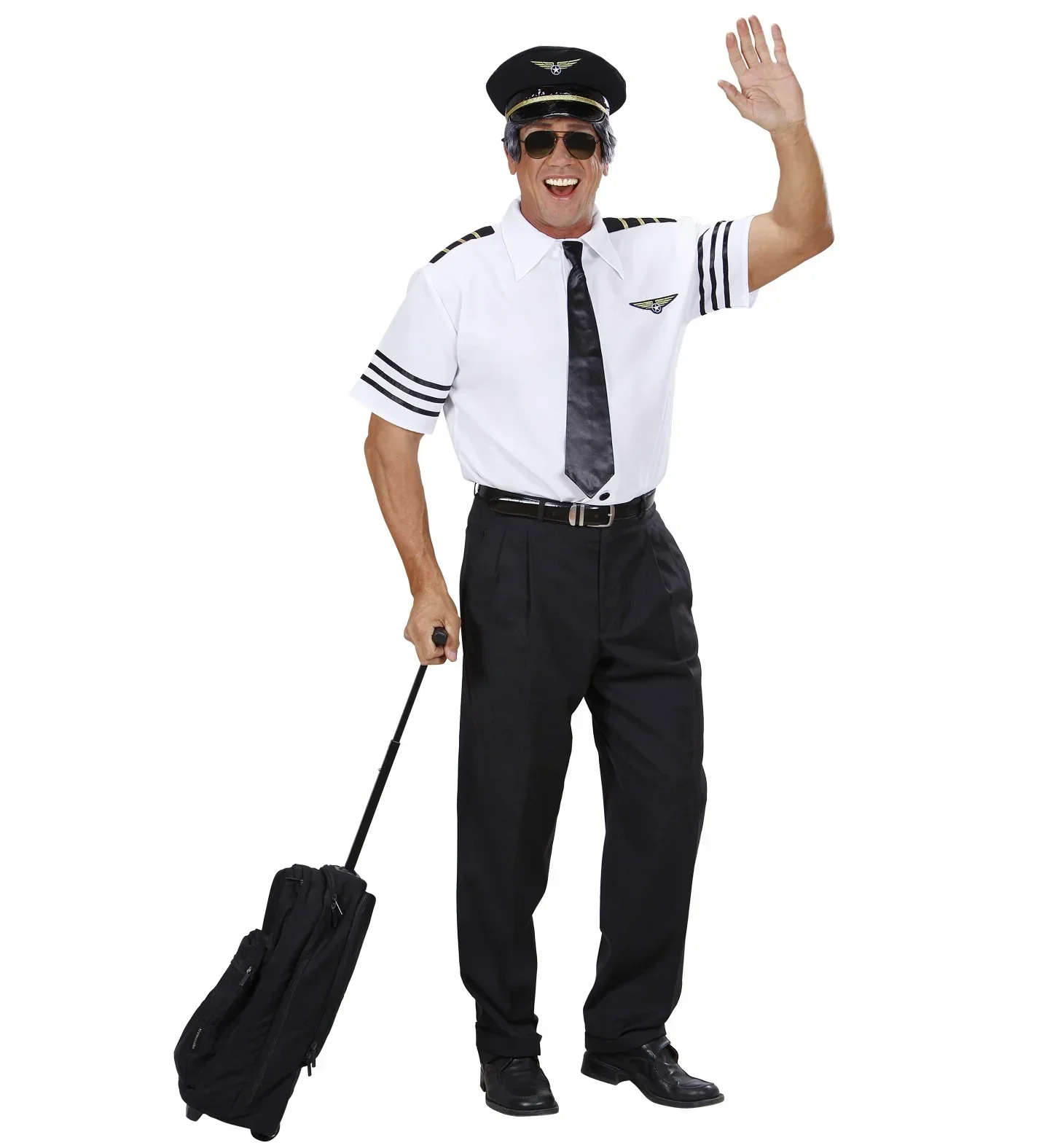 Kit de Disfraz de Piloto de Aviación para Adulto - Image 2