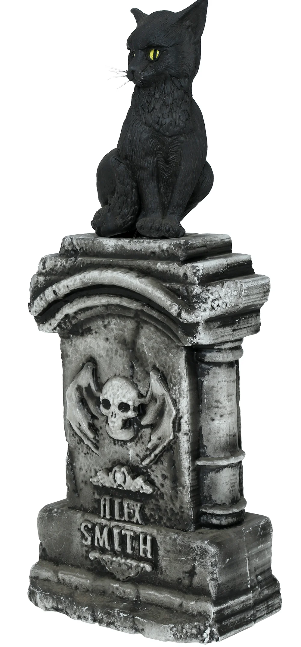 Lápida con Gato Negro con Luz y Sonido - Image 3