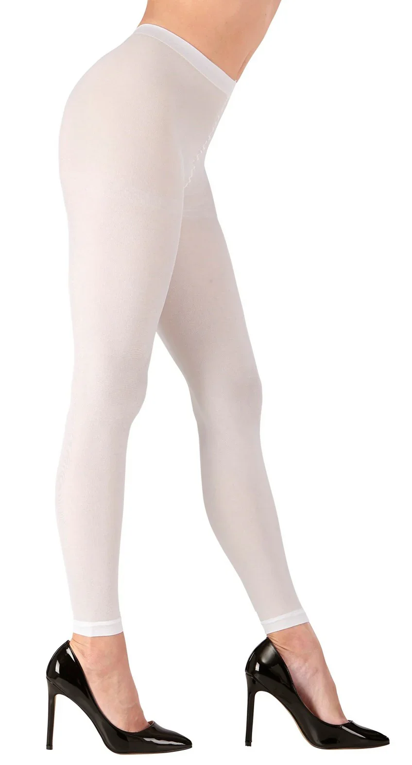 Pantys sin Pie Blancos para Mujer - Image 2