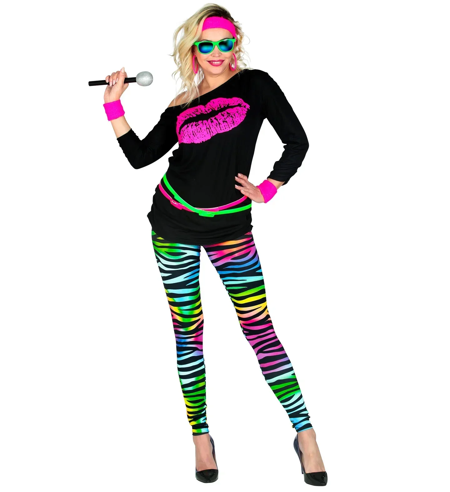 Leggings de Tigre de Colores Neón - Image 4