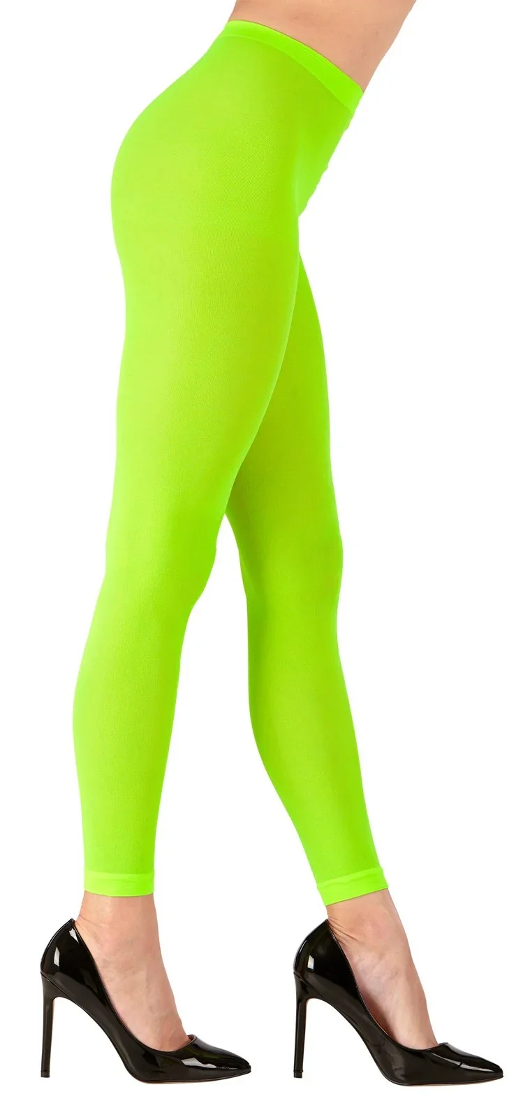 Pantys sin Pie Verde Neón para Mujer - Image 2
