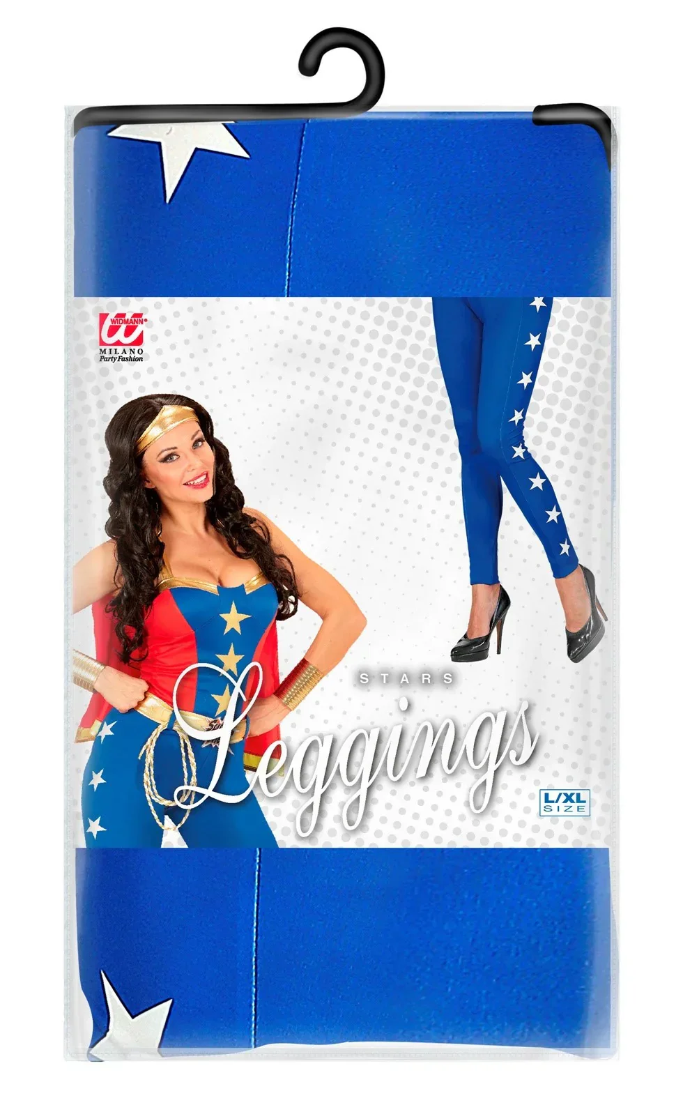 Leggings de Wonder Lady Azules con Estrellas - Image 5