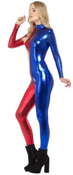 Malla de Harley Villana Roja y Azul para Mujer - Image 2