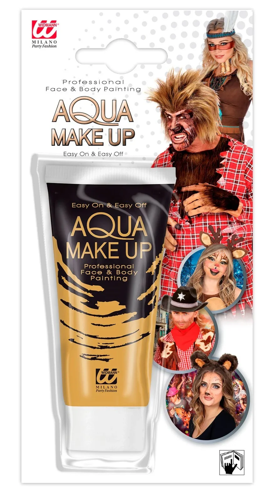 Maquillaje al Agua Beige Oscuro en Tubo - Image 5