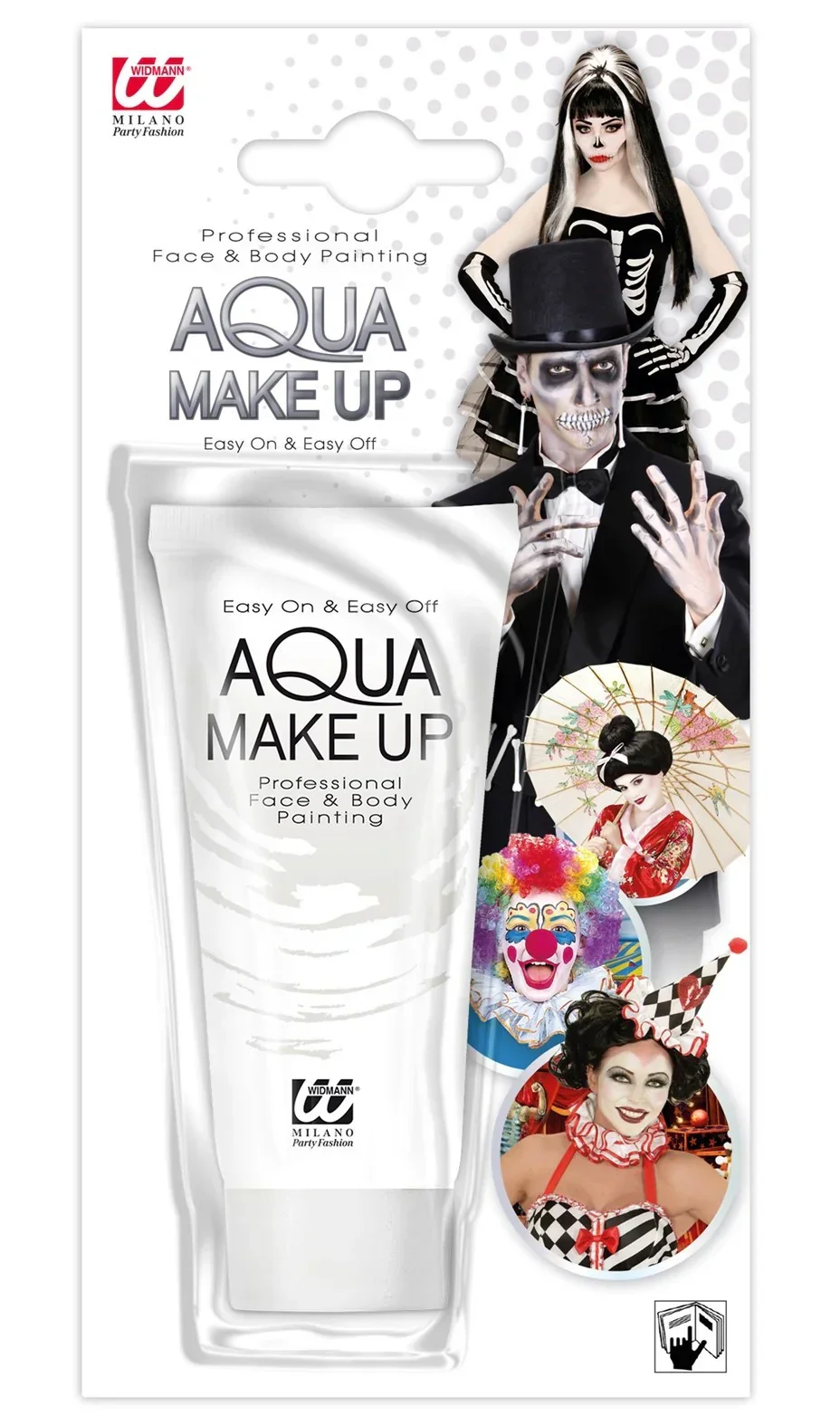 Maquillaje al Agua Blanco en Tubo - Image 7