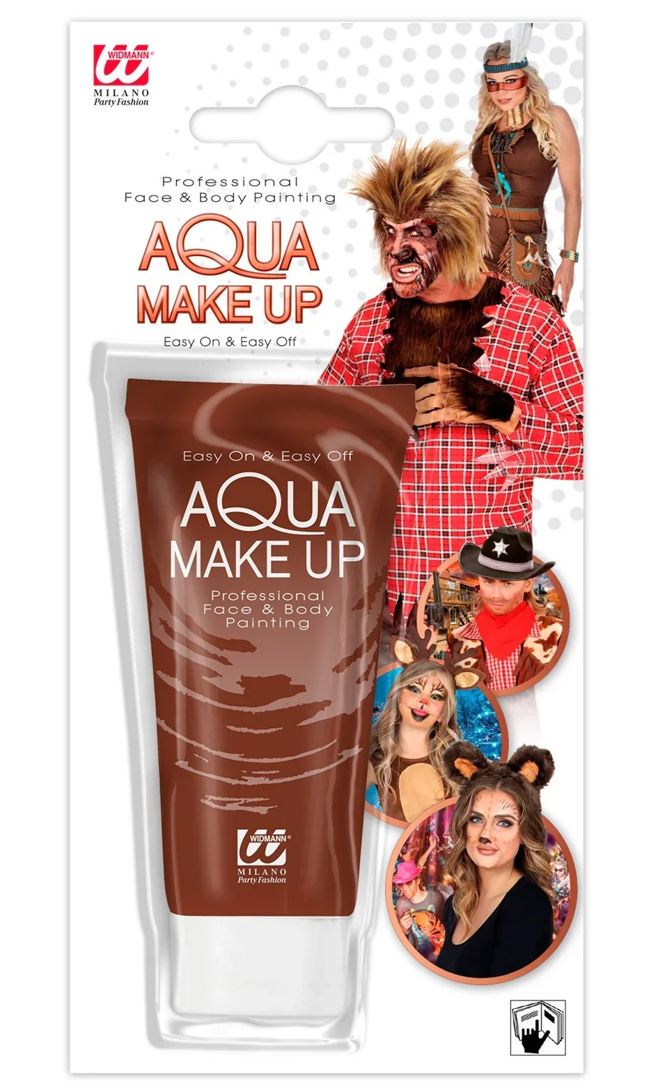 Maquillaje al Agua Marrón en Tubo - Image 5