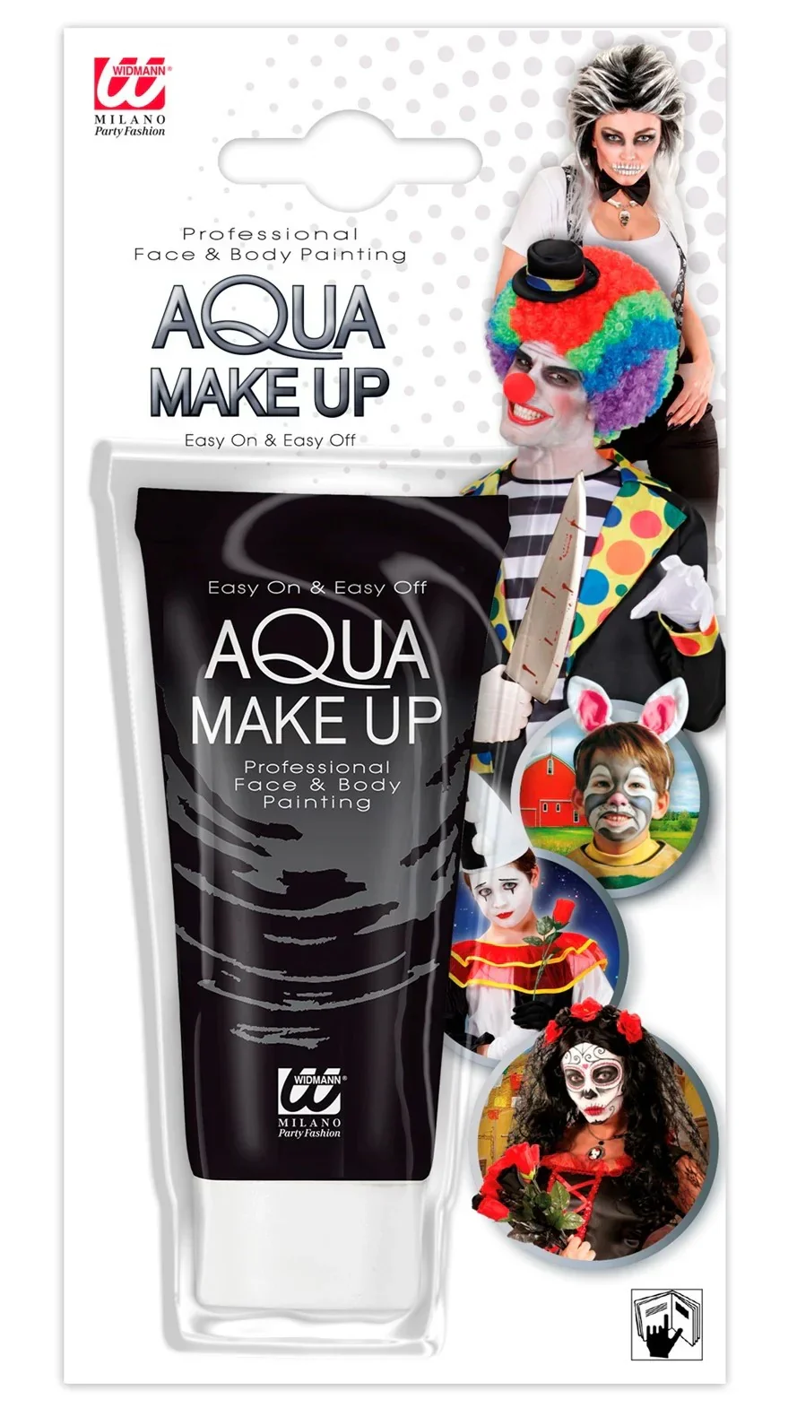 Maquillaje al Agua Negro en Tubo - Image 5
