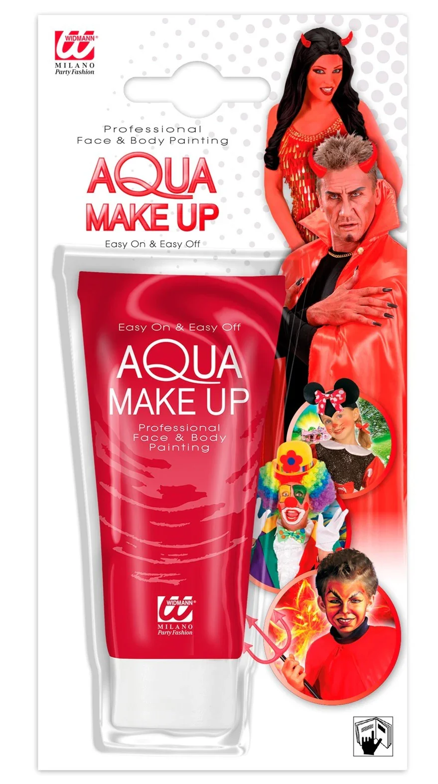 Maquillaje al Agua Rojo en Tubo - Image 5