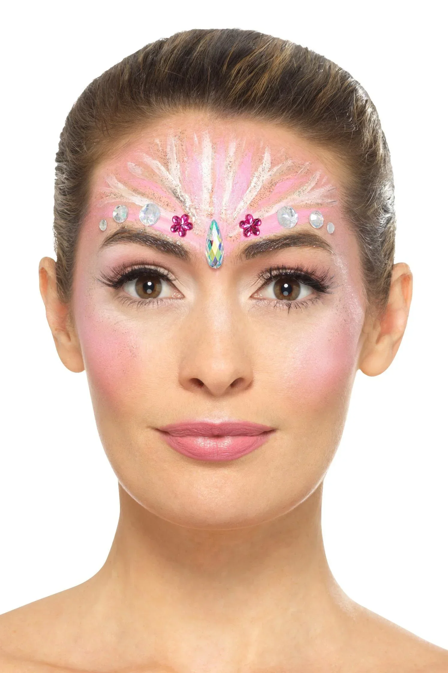 Maquillaje de Unicornio con Gemas y Purpurina - Image 5
