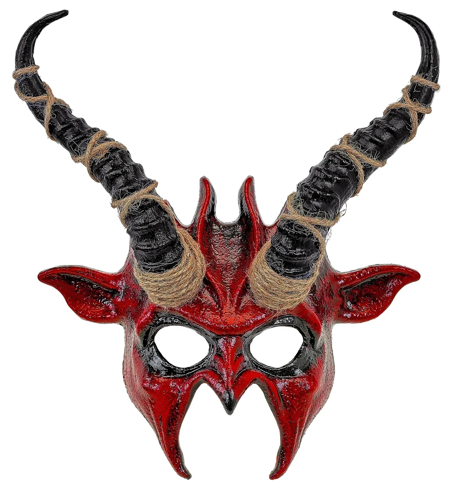 Máscara de Demonio Belcebú con Cuernos Largos - Image 5