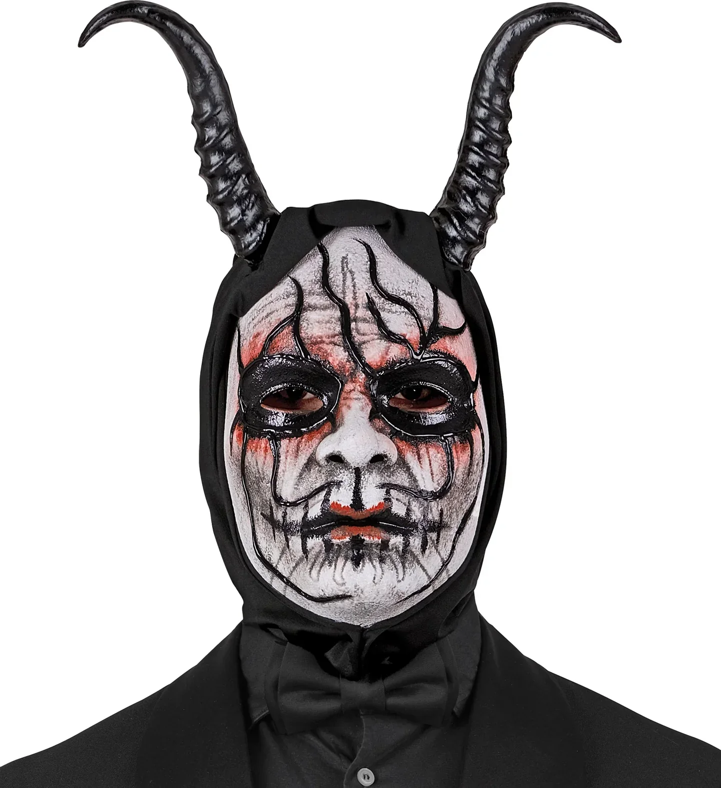 Máscara de Demonio con Capucha y Cuernos - Image 2