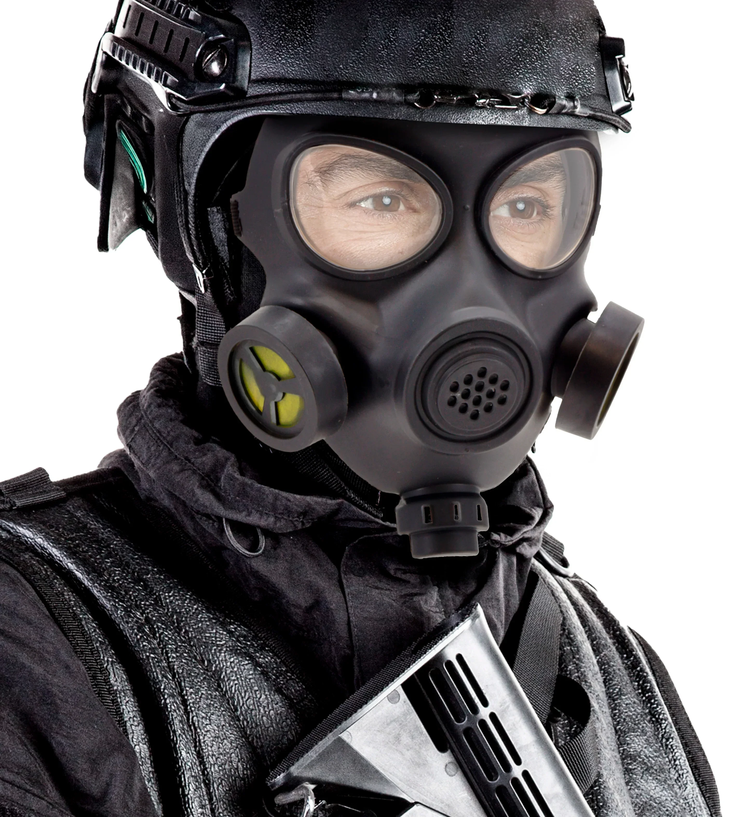 Máscara de Gas Militar o Policial Rígida - Image 3