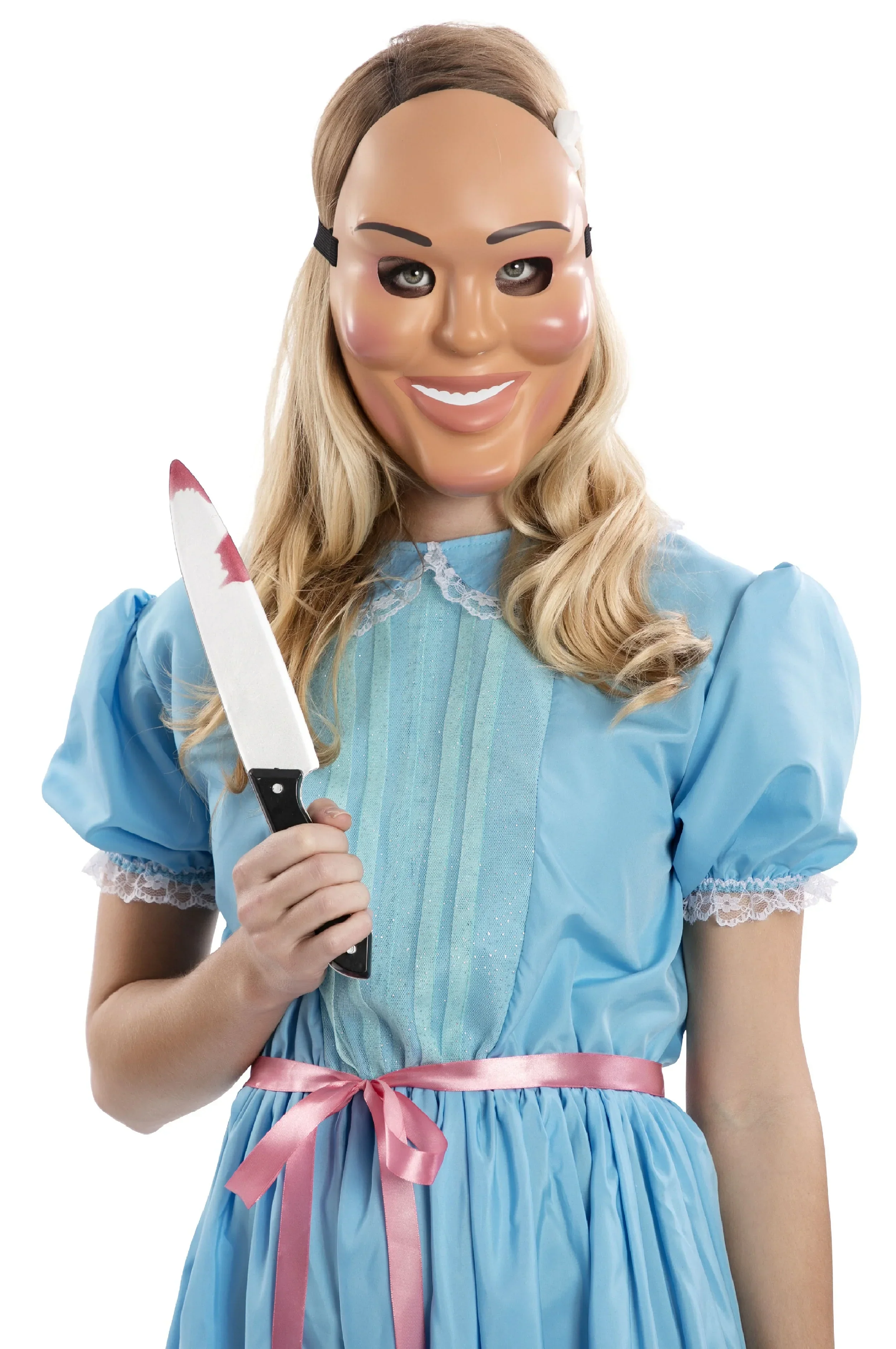 Máscara de La Purga de Mujer Sonriente - Image 2