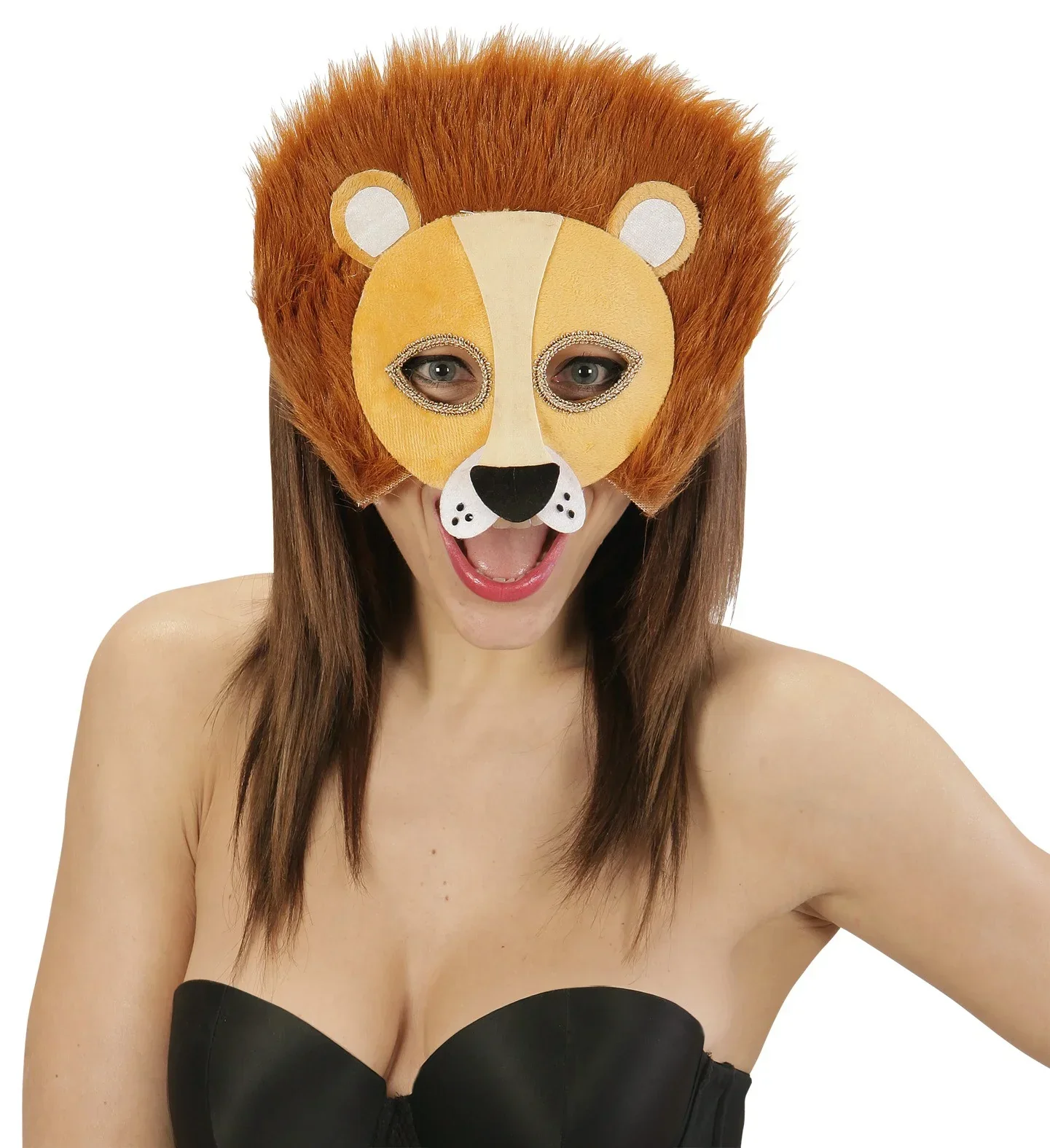 Máscara de León de Peluche - Image 2